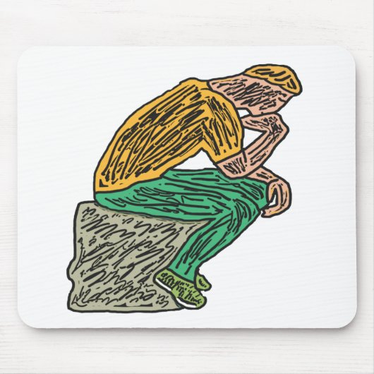 Tapis De Souris Le penseur (Devant)