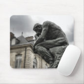Tapis De Souris Le penseur Rodin Paris Sculpture (Avec souris)