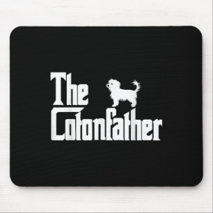 Tapis De Souris Le père de Cotonou Funny Coton De Tulear Chien Pap