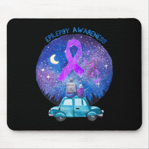 Tapis De Souris Le père et le fils observent Star Epilepsie Sensib