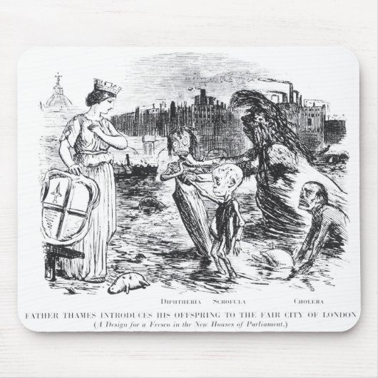 Tapis De Souris Le père la Tamise présente sa progéniture (Devant)