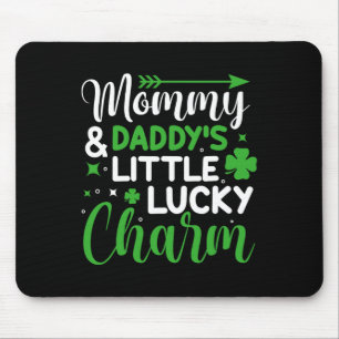Tapis De Souris Le petit charme chanceux de maman et papa St Patri