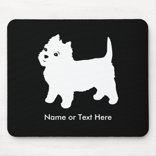 Tapis De Souris Le petit chien de Westie le plus mignon - (Devant)