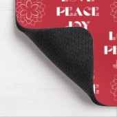 Tapis De Souris Le Petit Rouge et Blanc, Peace, Joy (Coin)