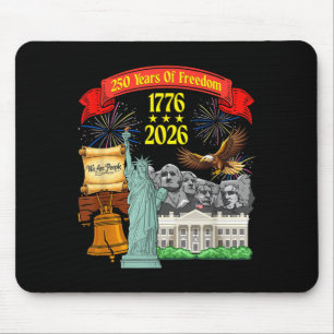 Tapis De Souris Le Peuple 250 Ans de Liberté 1776-2026 250ème