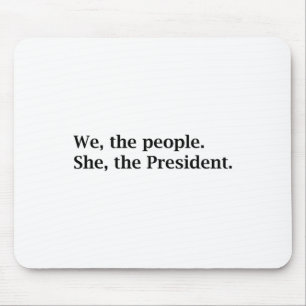 Tapis De Souris Le Peuple Soutient Kamala Harris Pour Le Président