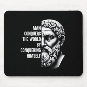 Tapis De Souris Le Philosophe Stoïque Zeno De Citium Citation Moti