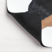 Tapis De Souris Le pied humain chanceux du lapin (Coin)