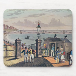 Tapis De Souris Le pilier à chaînes sur l'avant à Brighton