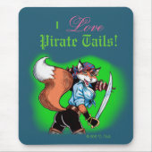 Tapis De Souris Le pirate coupe la queue Mousepad (Devant)
