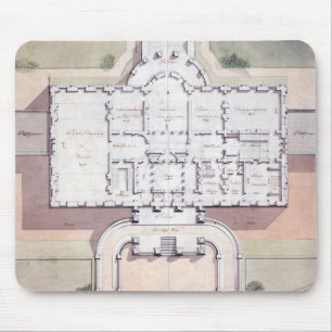Tapis De Souris Le plan du président de la Maison-Blanche, Washing