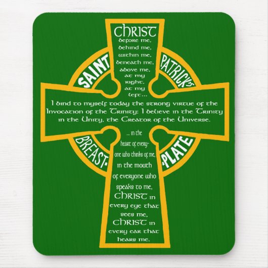 Tapis De Souris Le plastron Mousepad de St Patrick (Devant)