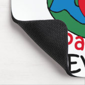 Tapis De Souris Le plus grand coeur de Papou du monde (Coin)