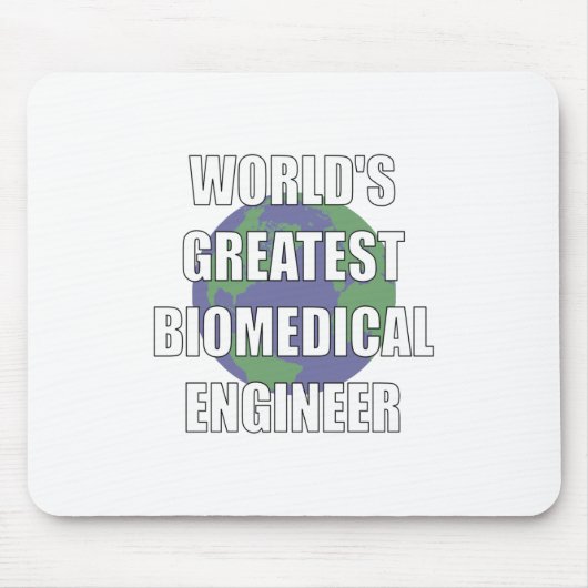 Tapis De Souris Le plus grand ingénieur biomédical du monde (Devant)