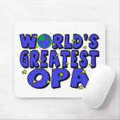 Tapis De Souris Le plus grand Opa du monde (Avec souris)