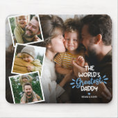 Tapis De Souris Le plus grand papa du monde 4 Photo Pad (Devant)