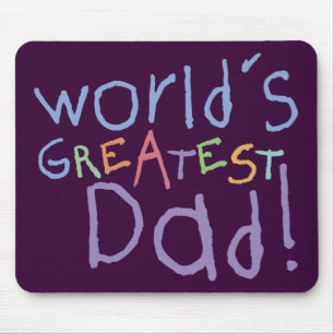 Tapis De Souris Le plus grand papa Mousepad d'enfants