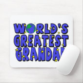 Tapis De Souris Le plus grand papy    du monde (Avec souris)