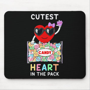 Tapis De Souris Le plus mignon coeur du groupe Amusant la Saint-Va