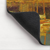 Tapis De Souris Le Pont à Argenteuil par Claude Monet (Coin)