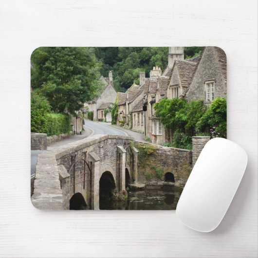 Tapis De Souris Le pont dans le château Combe, mousepad (Avec souris)