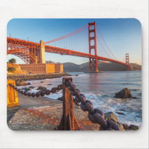 Tapis De Souris Le pont du Golden Gate depuis Fort Point