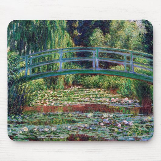 Tapis De Souris Le pont japonais (Water-Lily Pond), Monet (Devant)