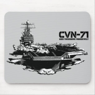 Tapis De Souris Le porte-avions Theodore Roosevelt Mousepad