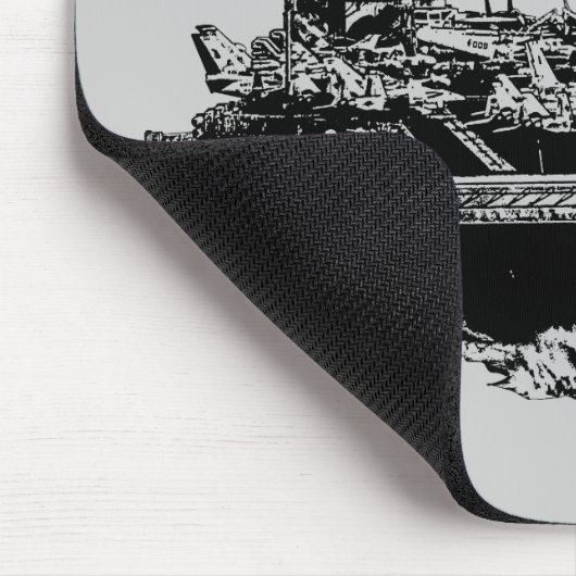 Tapis De Souris Le porte-avions Theodore Roosevelt Mousepad (Coin)