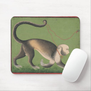 Tapis De Souris "Le portrait monumental d'un singe" Art Vintage