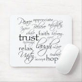 Tapis De Souris Le positif exprime des articles (Avec souris)