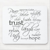 Tapis De Souris Le positif exprime des articles (Devant)