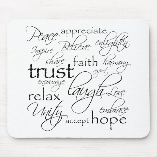 Tapis De Souris Le positif exprime des articles (Devant)