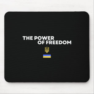 Tapis De Souris Le pouvoir de la liberté Symbole du drapeau ukrain