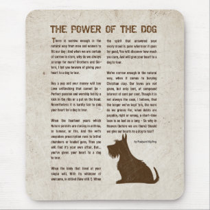 Tapis De Souris Le pouvoir du chien Poème - Rudyard Kipling