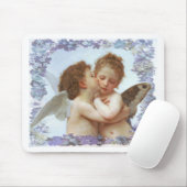 Tapis De Souris Le PREMIER BAISER, C.1873 William Bourgeau (Avec souris)