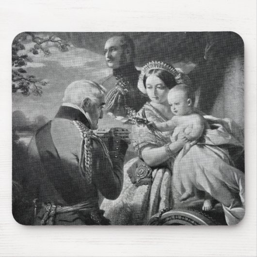 Tapis De Souris Le premier de mai 1851, gravé par Werner (Devant)