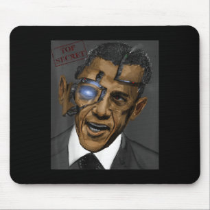 Tapis De Souris Le président Barack Obama - Robot Cool du mal
