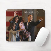 Tapis De Souris Le Président Obama First Family Keepsakes (Avec souris)