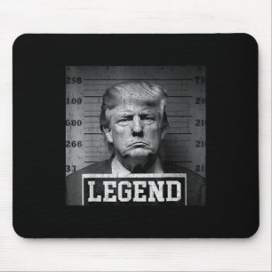 Tapis De Souris Le président Trump frappe de plein fouet