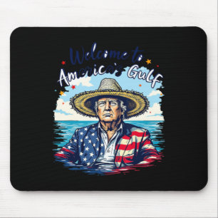 Tapis De Souris Le président Trump Sombrero conçoit le modèle amér