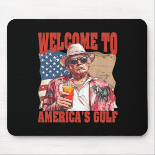 Tapis De Souris Le président Trump souhaite la bienvenue dans le G