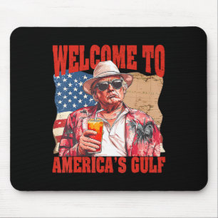 Tapis De Souris Le président Trump souhaite la bienvenue dans le G
