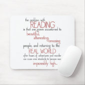 Tapis De Souris Le problème avec la lecture (Avec souris)