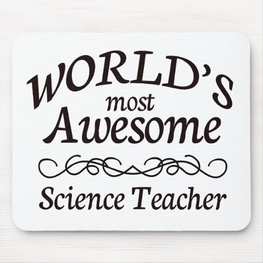 Tapis De Souris Le professeur de Sciences le plus impressionnant (Devant)