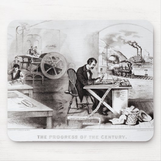 Tapis De Souris Le progrès du siècle (Devant)
