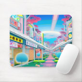 Tapis De Souris Le quartier de Sakae - Japon Art (Avec souris)