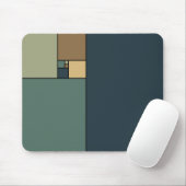 Tapis De Souris Le rapport d'or ajuste (les neutres) (Avec souris)