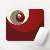 Tapis De Souris Le rapport d'or entoure (le rouge) (Avec souris)
