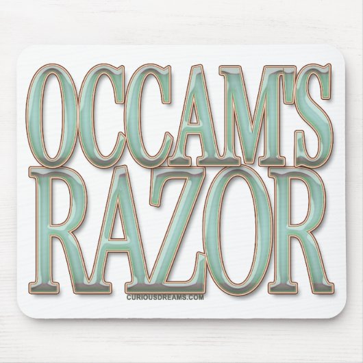 Tapis De Souris Le rasoir d'Occam (Devant)